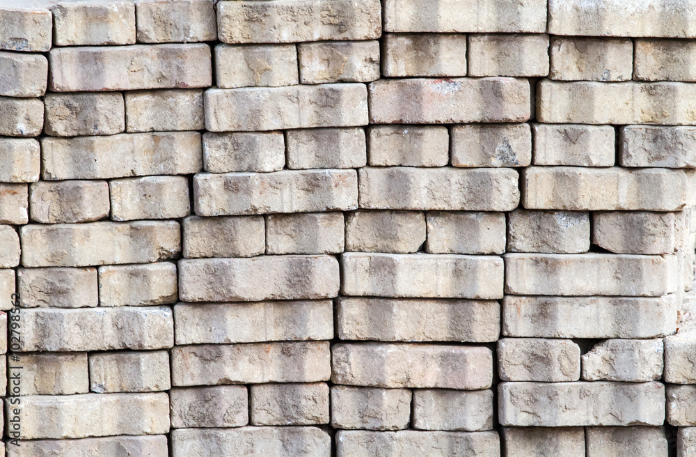 pile of brick blocks used for flooring and walk way pile of brick blocks used for flooring and walk way
