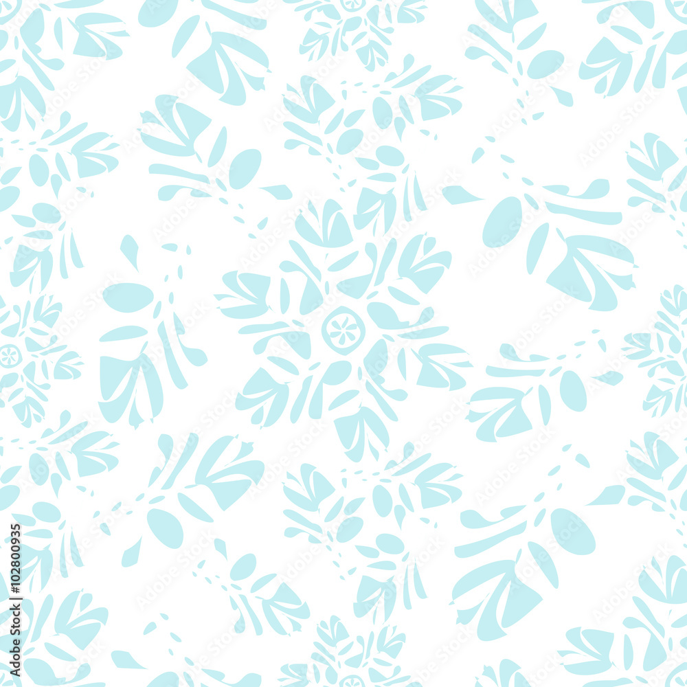 Snowflakes seamless pattern Snowflakes seamless pattern