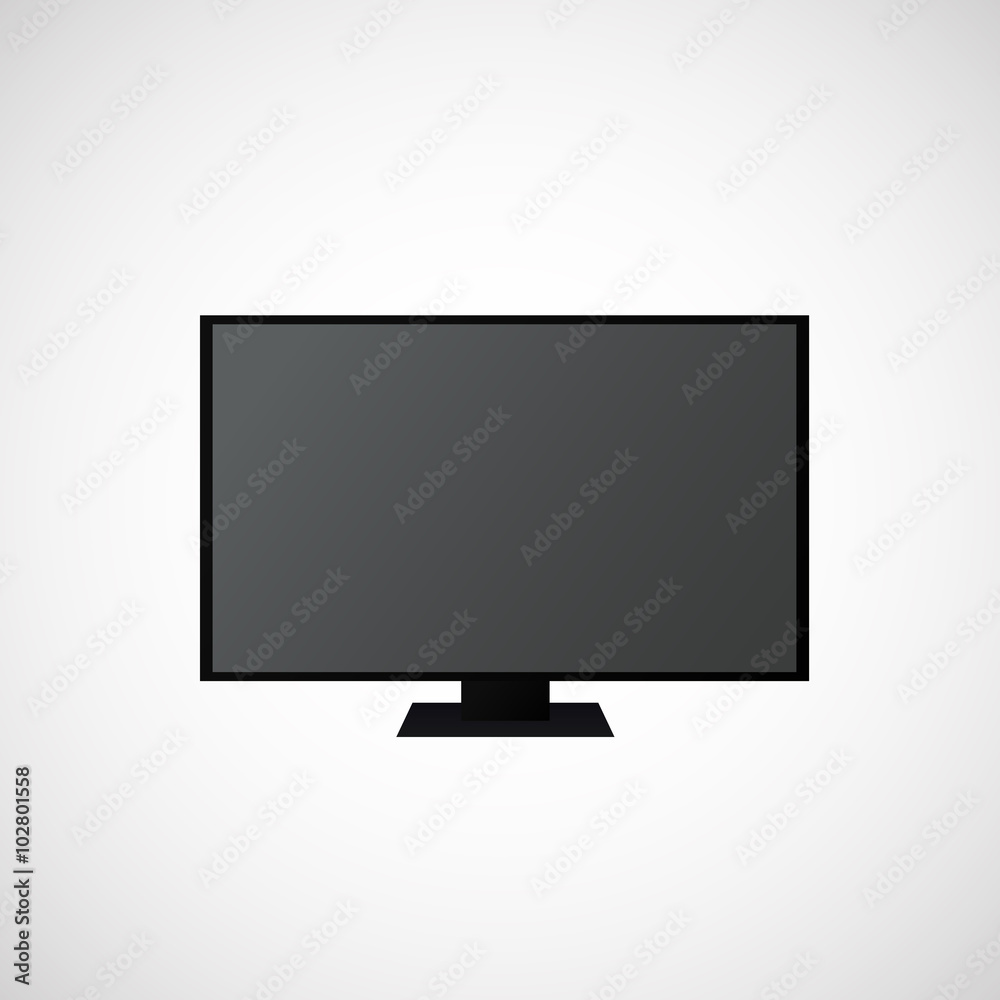 .Tv screen, monitor. Vector .Tv screen, monitor. Vector