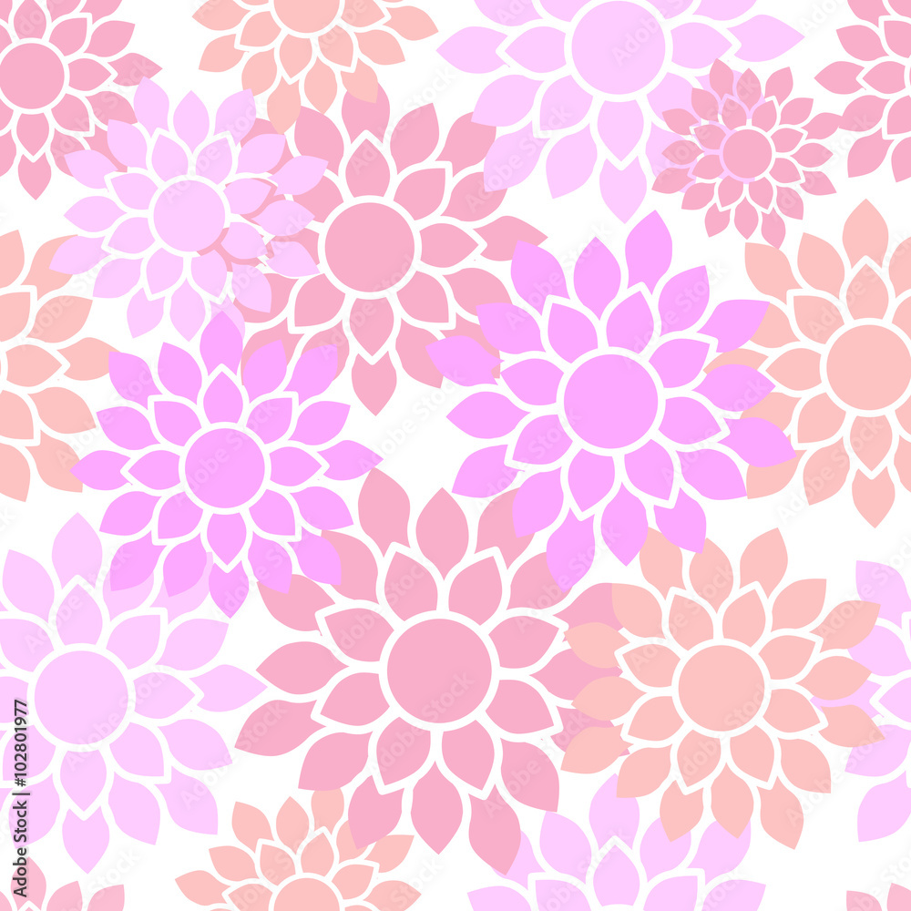 Cute beautiful floral seamless pattern. Texture, textile, background
