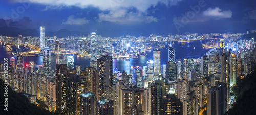 Fototapeta Naklejka Na Ścianę i Meble -  Victoria Harbor of Hong Kong
