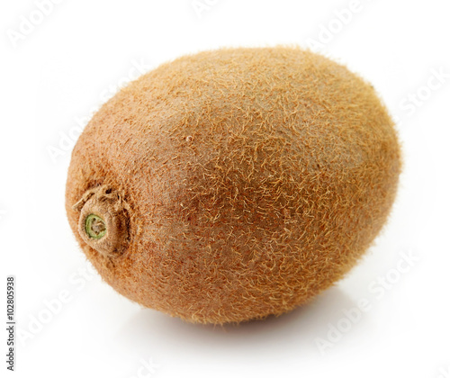 Kiwi fruit on white background