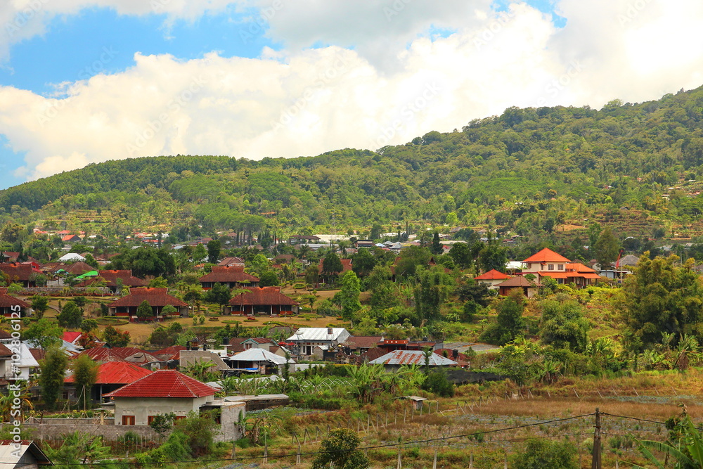 Naklejka premium Landscape in Bali, Indonesia