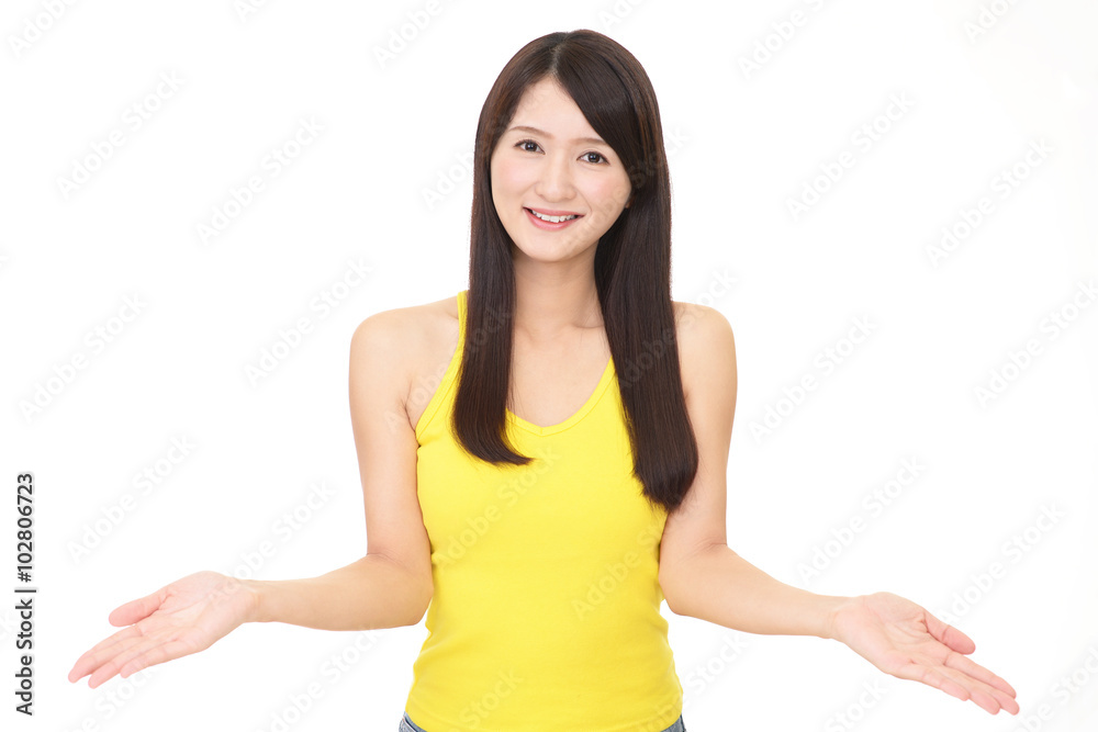 笑顔の女性 笑顔の女性