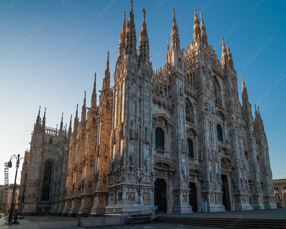 Milan Cathedral at dawn