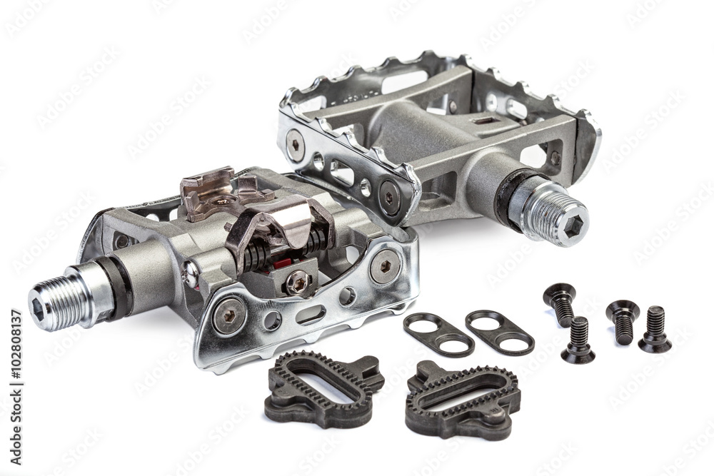 The double sided bicycle Pedals. The double sided bicycle Pedals.
