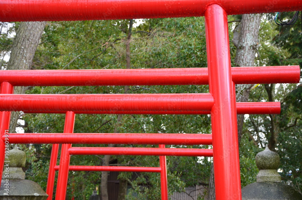 お参り　藤田神社　パワースポット