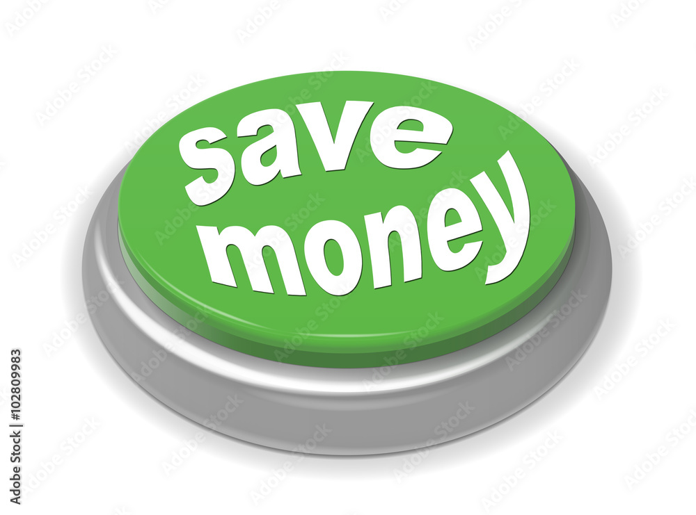 Save Money Green Button