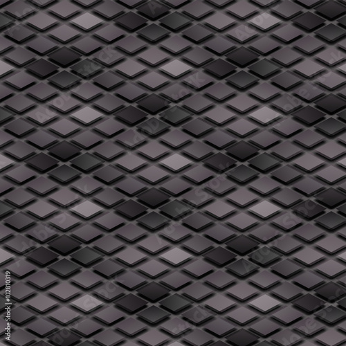 Abstract background made of rhombuses in shades of gray