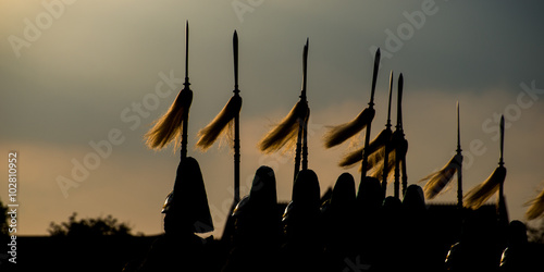 Horse Guards Parade silhouette