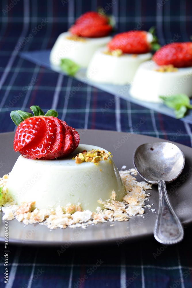 Basil Panna Cotta Basil Panna Cotta
