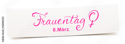 Banner - Frauentag, 8.März photo