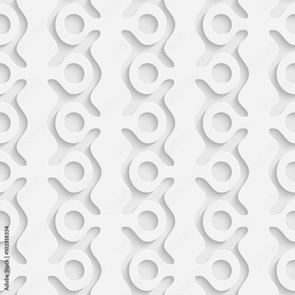 Seamless Curved Shape Pattern Seamless Curved Shape Pattern