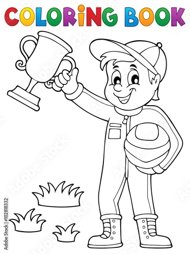 Coloring book car racer theme 1