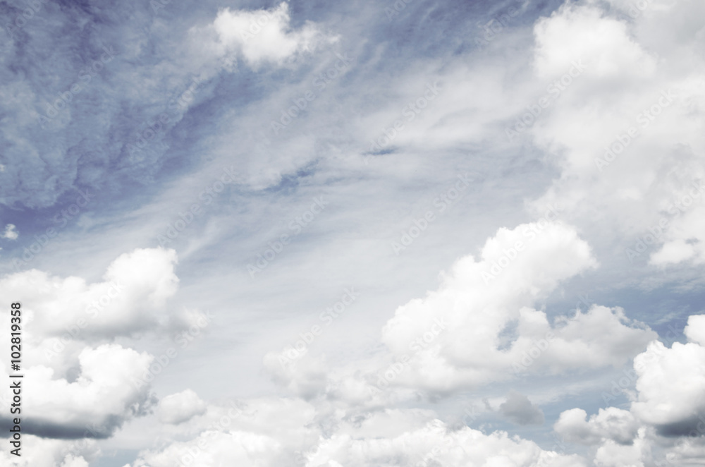 Dark storm clouds before rain