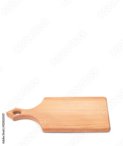 chopping board isolated on white