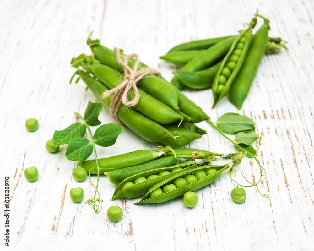 Green fresh peas Green fresh peas