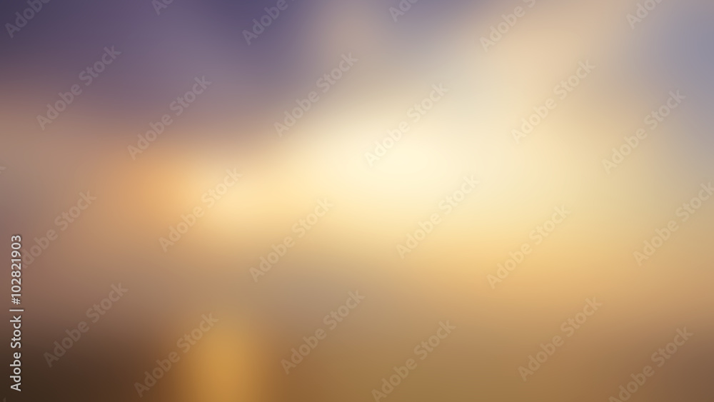 Blurred Sunrise Background. - obrazy, fototapety, plakaty 