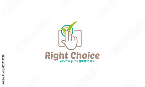 Right Choice Logo, Click Icon
