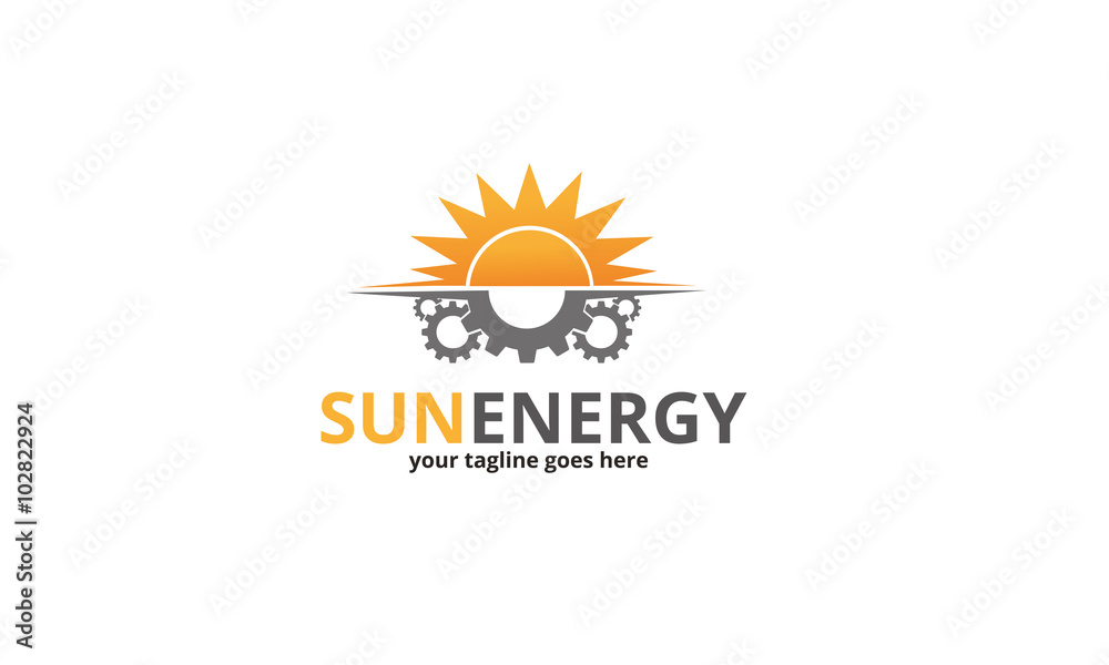 Obraz premium Sun Energy Logo