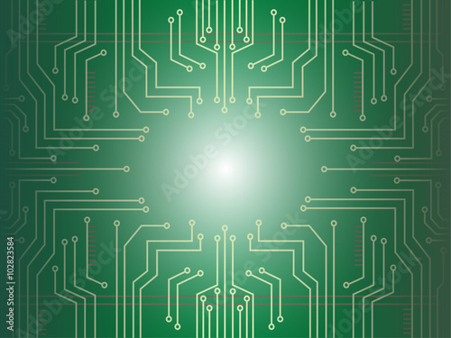 microchip art light background