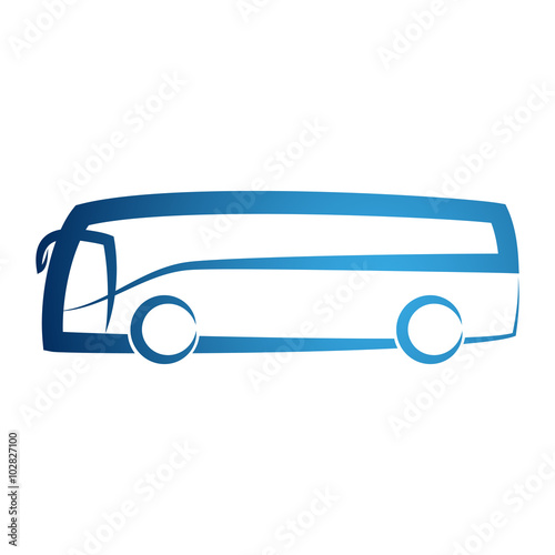 autobus logo wektor