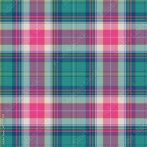 Textured tartan plaid