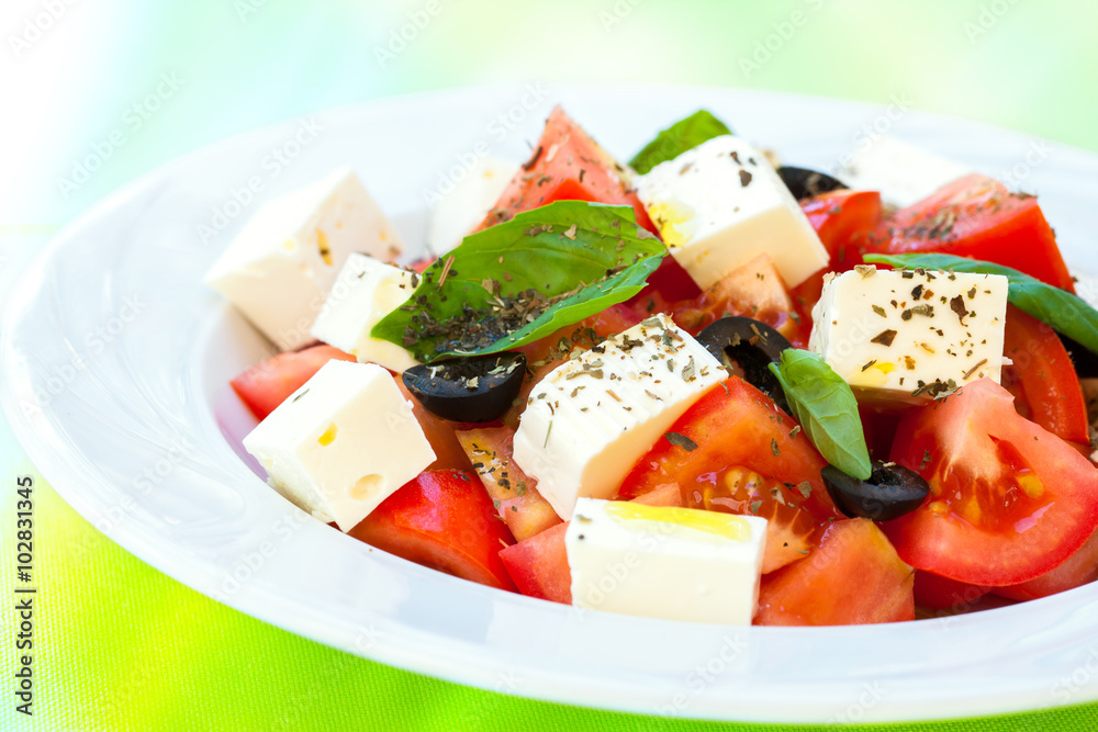 Appetizing caprese salad. Appetizing caprese salad.
