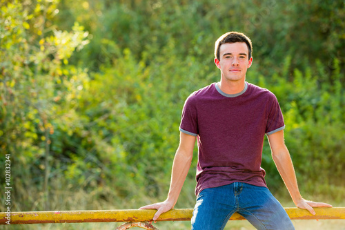 Young Man High School Senior Portrait