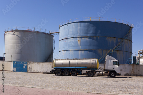 Truck and a Big Cistern