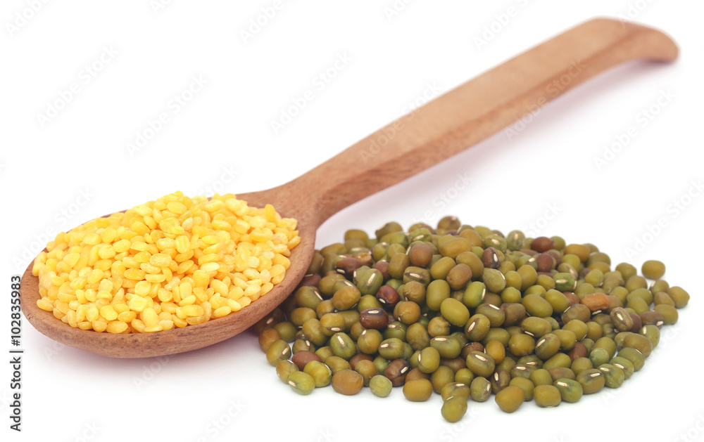 Mung dal with selective focus Mung dal with selective focus