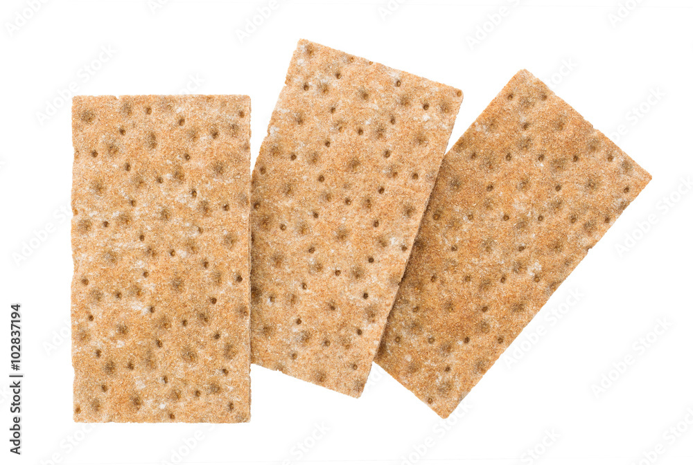 Crackers (breakfast) isolated Crackers (breakfast) isolated