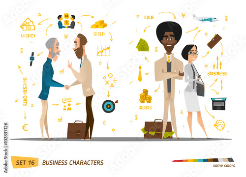 Business characters scene