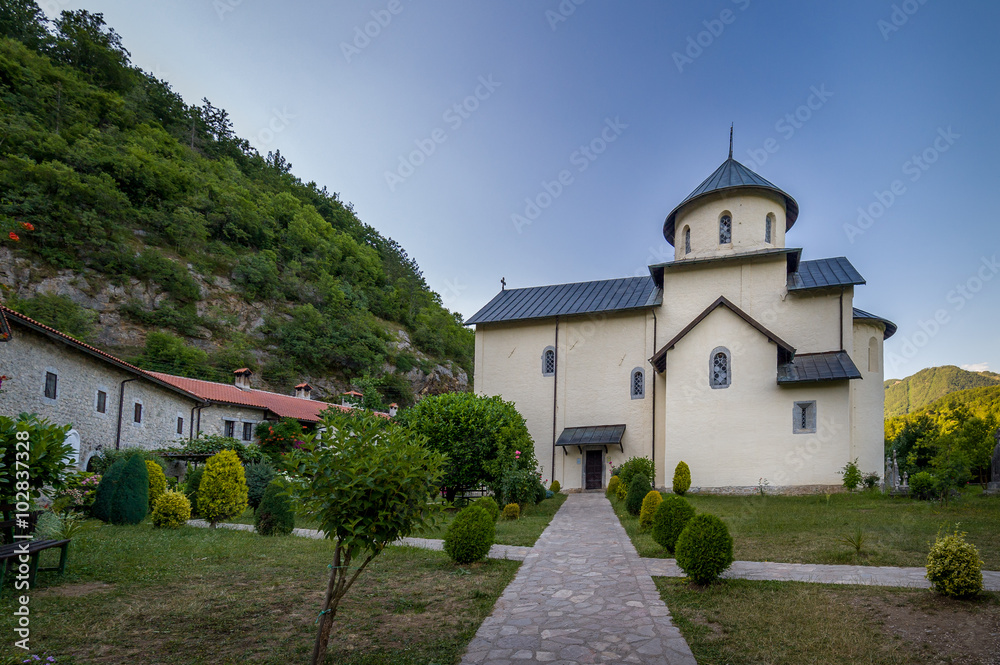 Moracha Monastery in Montenegro