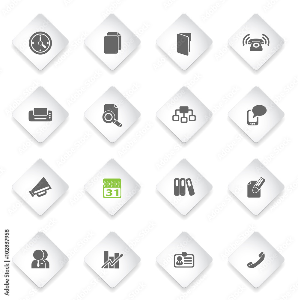 Business simple vector icons Business simple vector icons