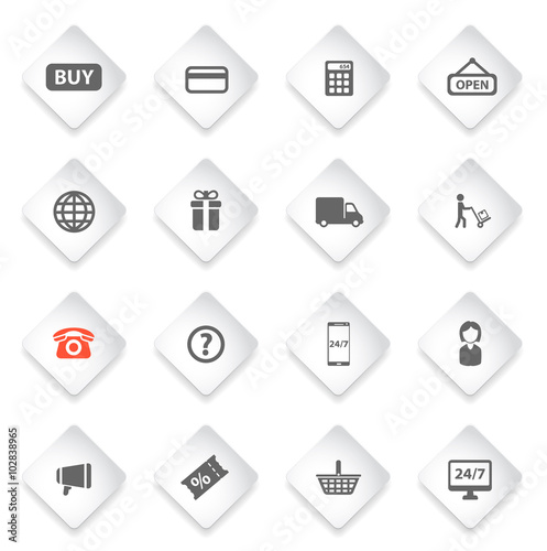 E-commerce simply icons
