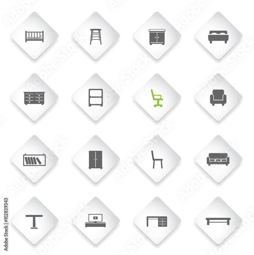 Furniture simply icons