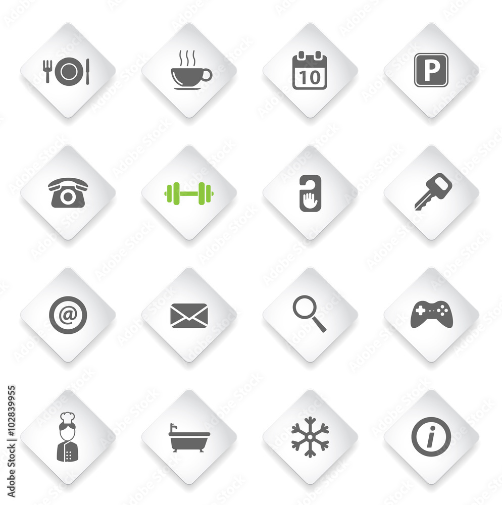 Hotel simply icons Hotel simply icons