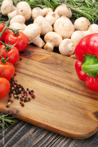 Ingredients for cooking healthy and delicious food