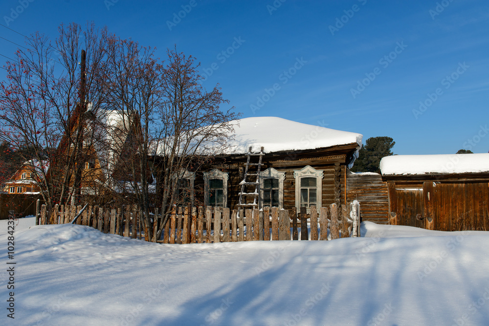 House in the village House in the village