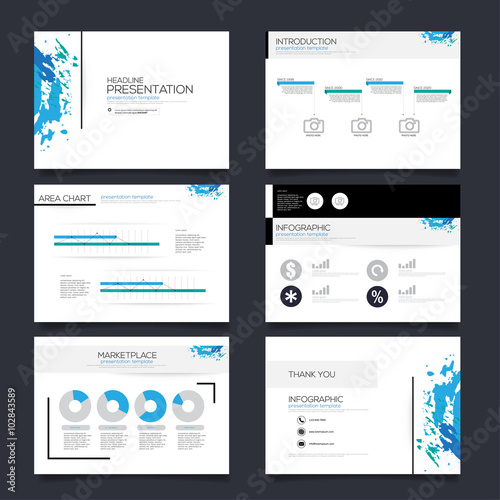 Set of infographic Presentation Template , Infographic Element , business presentation template set design backgrounds.