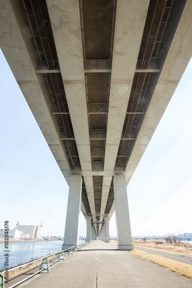 高速道路 首都高速 の高架下stock Photo Adobe Stock