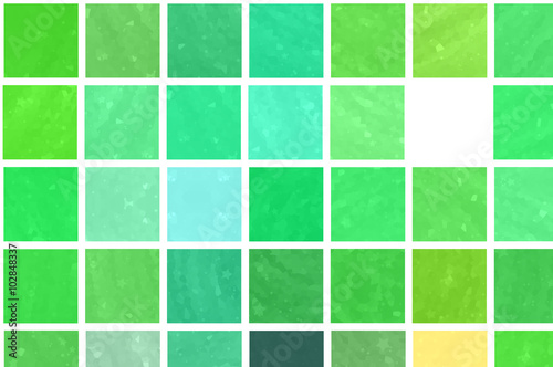 abstract background. green mosaic