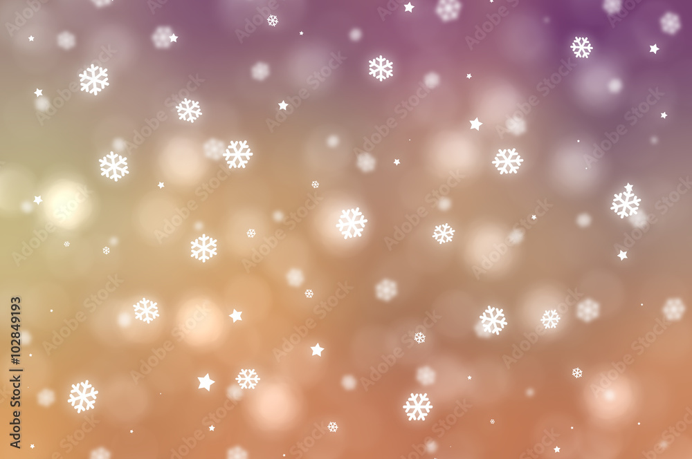 Fototapeta premium Christmas vintage background. The winter background