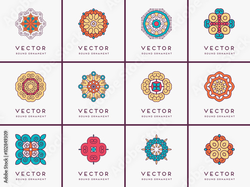 Vector inndian Mandala photo