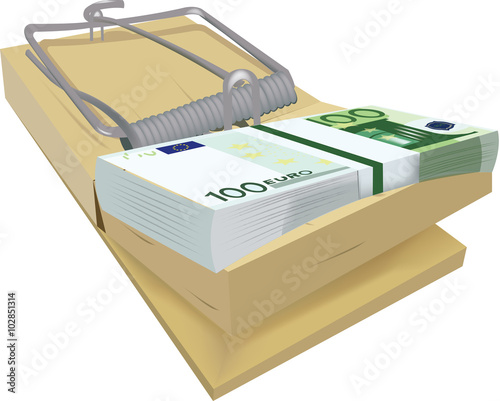 trappola con euro