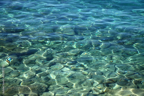 Adriatic sea background in Brela , Croatia moments