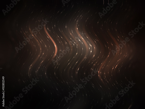 abstract background. brown background with waves and stars