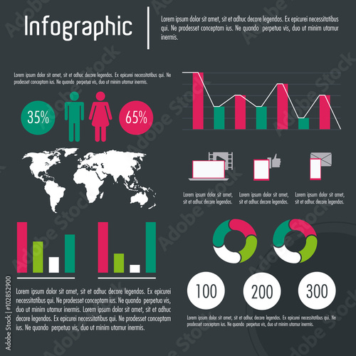 Infographic icon design 