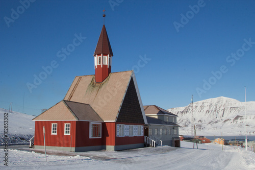 Mechanisms of old system to transport coal in Longyearbyen, Spitsbergen
